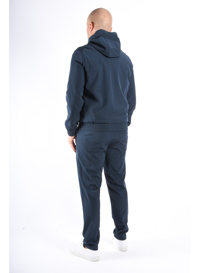 Premium Hooded Tech Suit “Lazio” Deep Blue