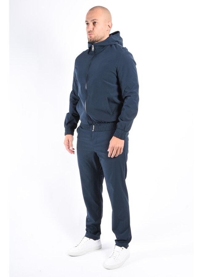 Premium Hooded Tech Suit “Lazio” Deep Blue