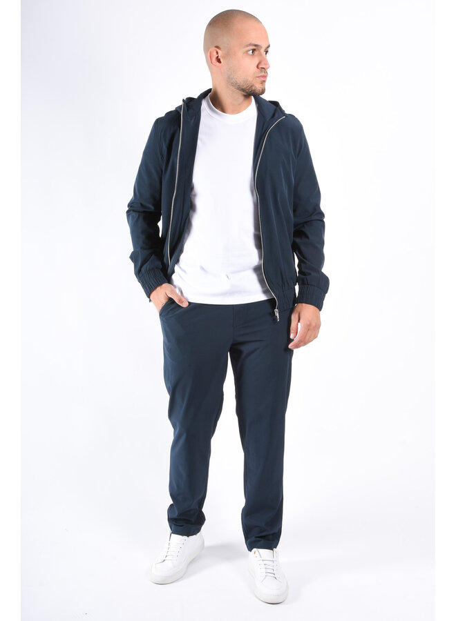 Premium Hooded Tech Suit “Lazio” Deep Blue