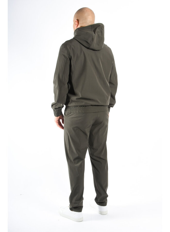 Premium Hooded Tech Suit “Lazio” Deep Green