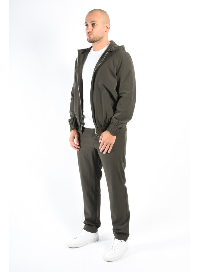 Premium Hooded Tech Suit “Lazio” Deep Green