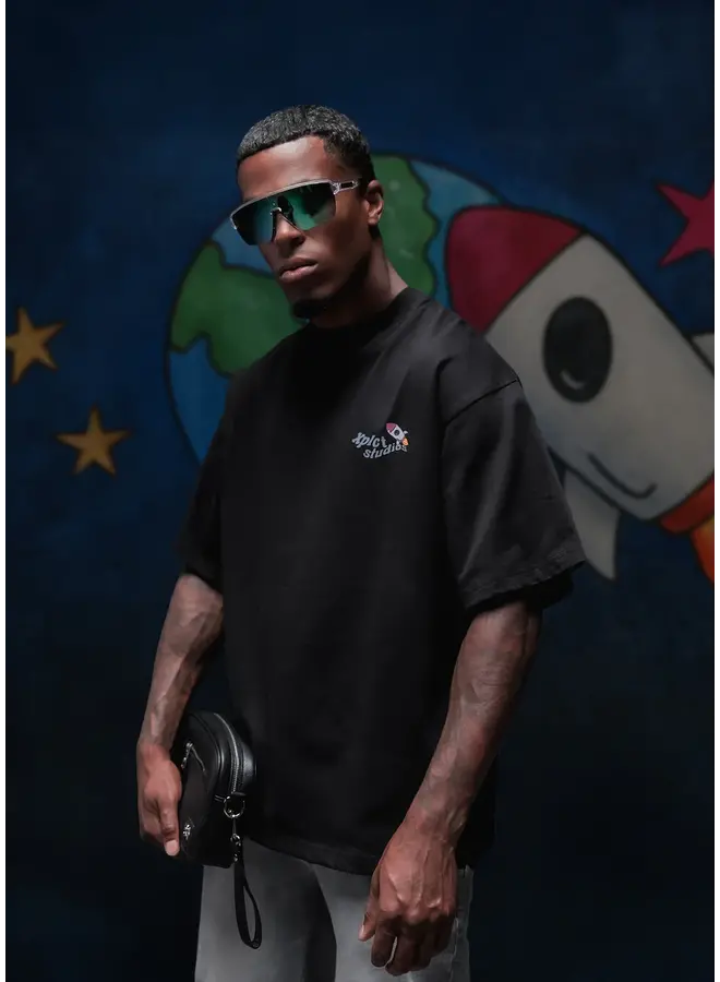 XPLCT STUDIOS AW25 - Rocket Tee - Black