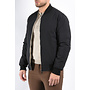 Reversible Padded Bomber Jacket “Verso” Black/Beige