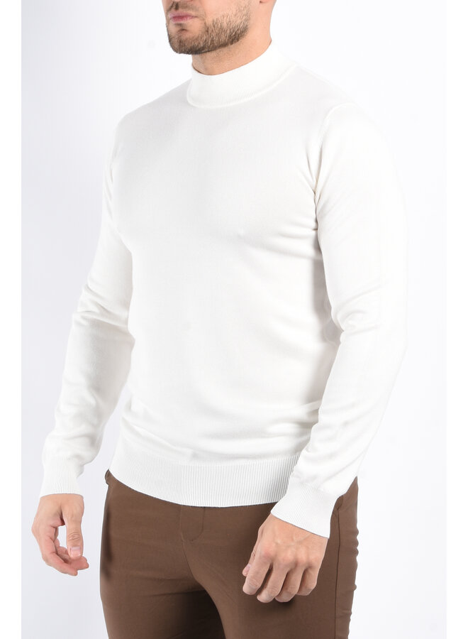 Knit Turtleneck White