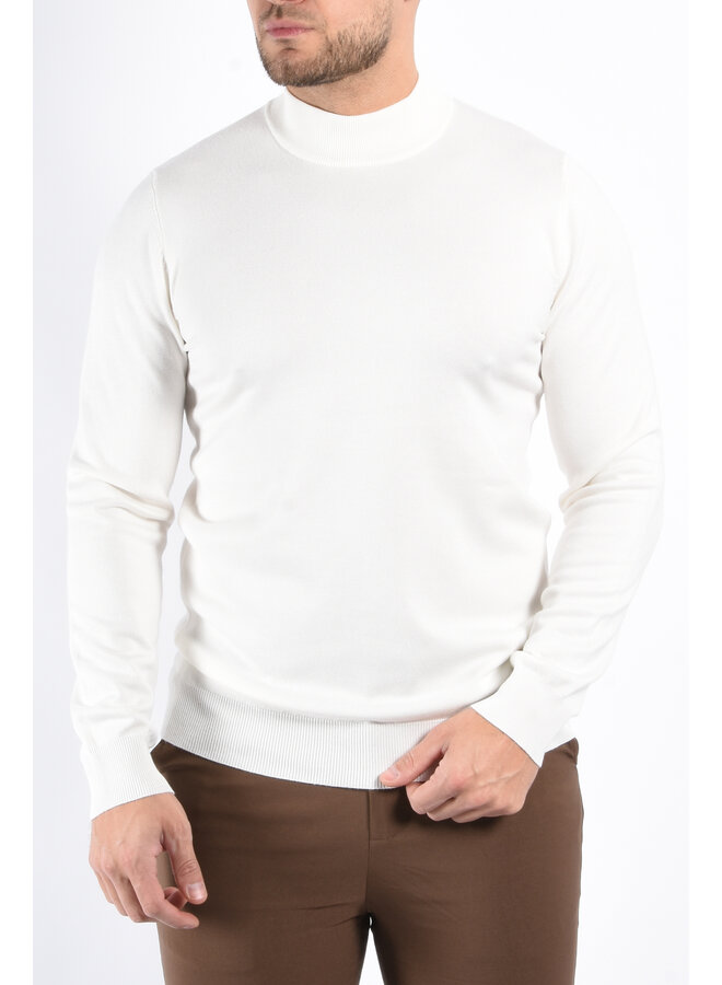 Knit Turtleneck White