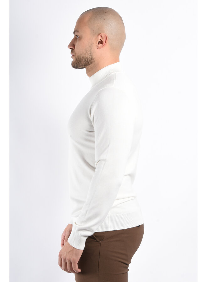 Knit Turtleneck White