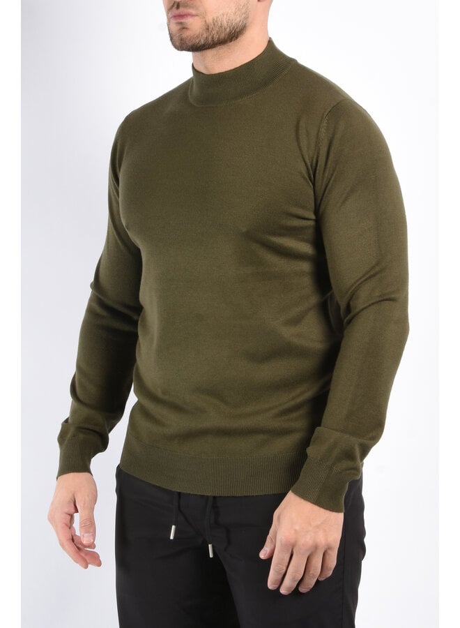 Knit Turtleneck Deep Green