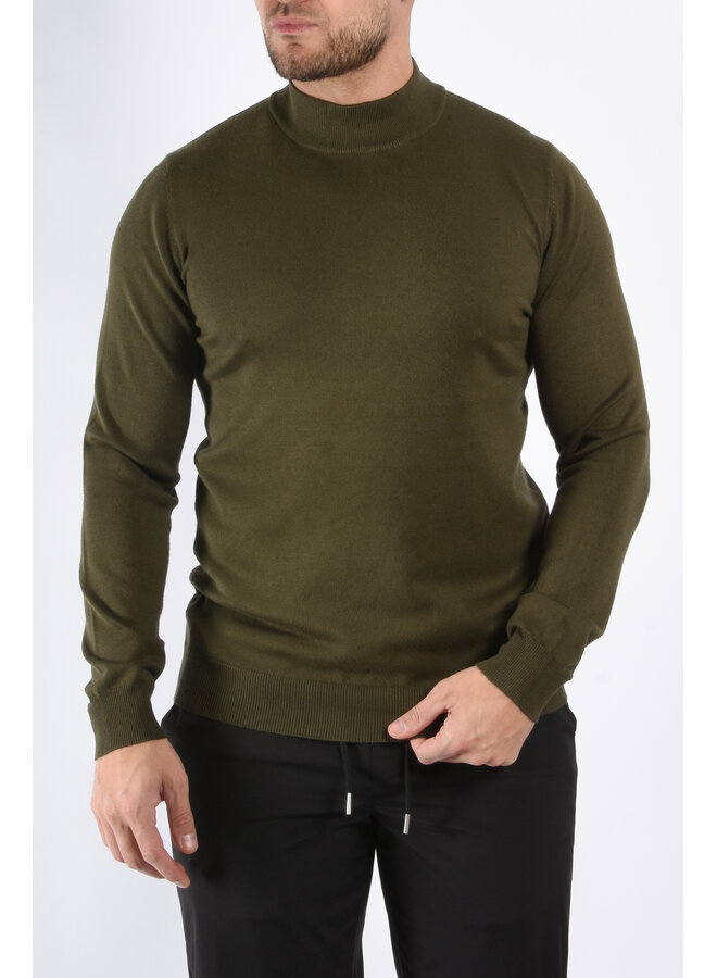 Knit Turtleneck Deep Green
