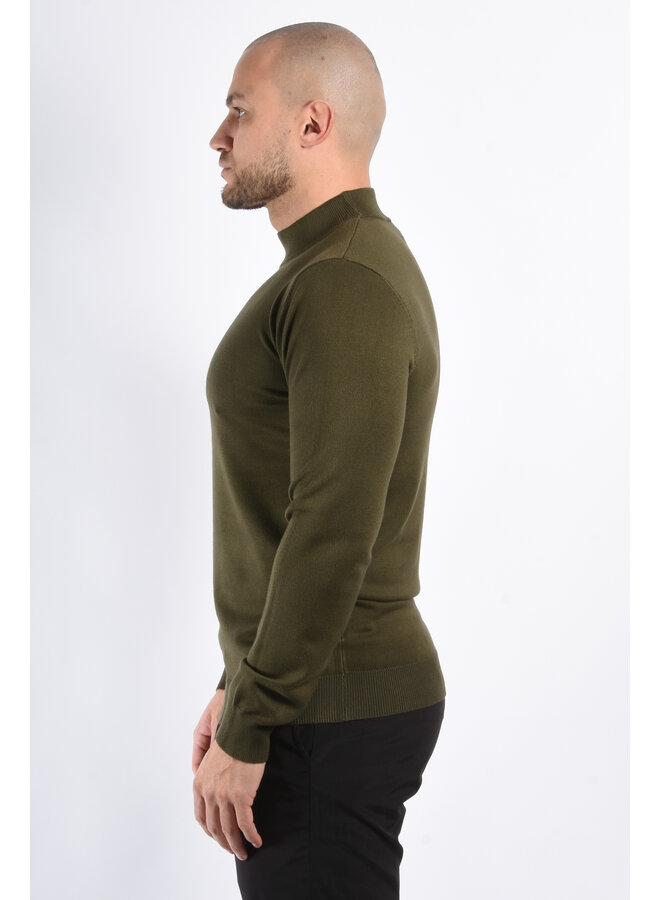 Knit Turtleneck Deep Green