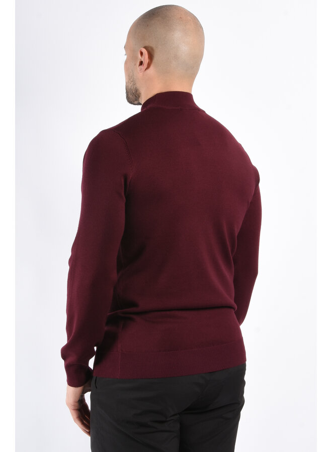 Knit Turtleneck Burgundy