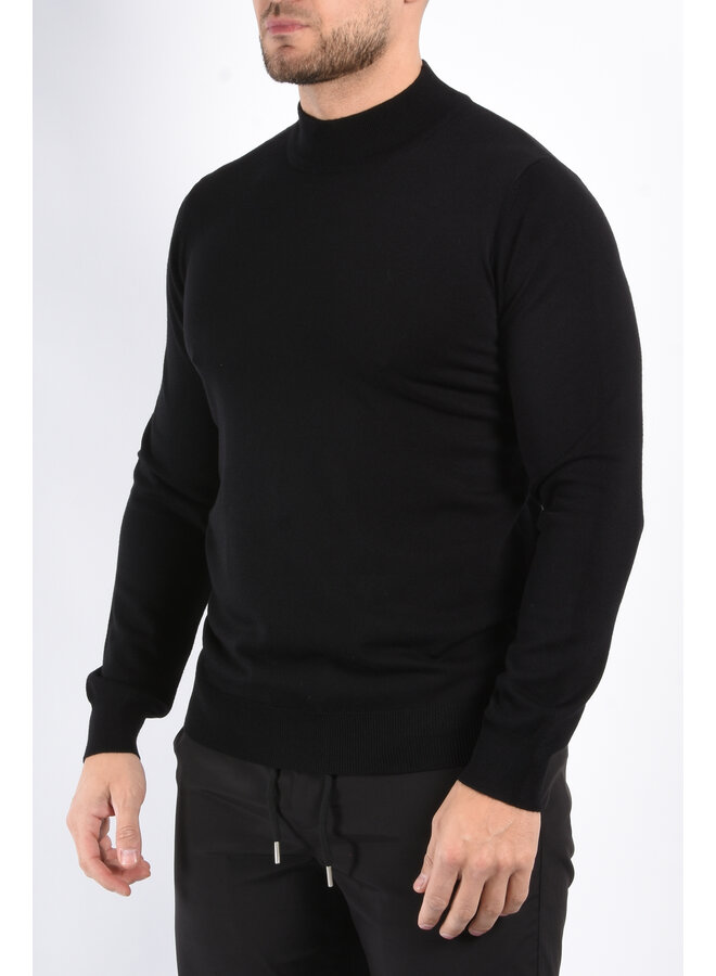 Knit Turtleneck Black