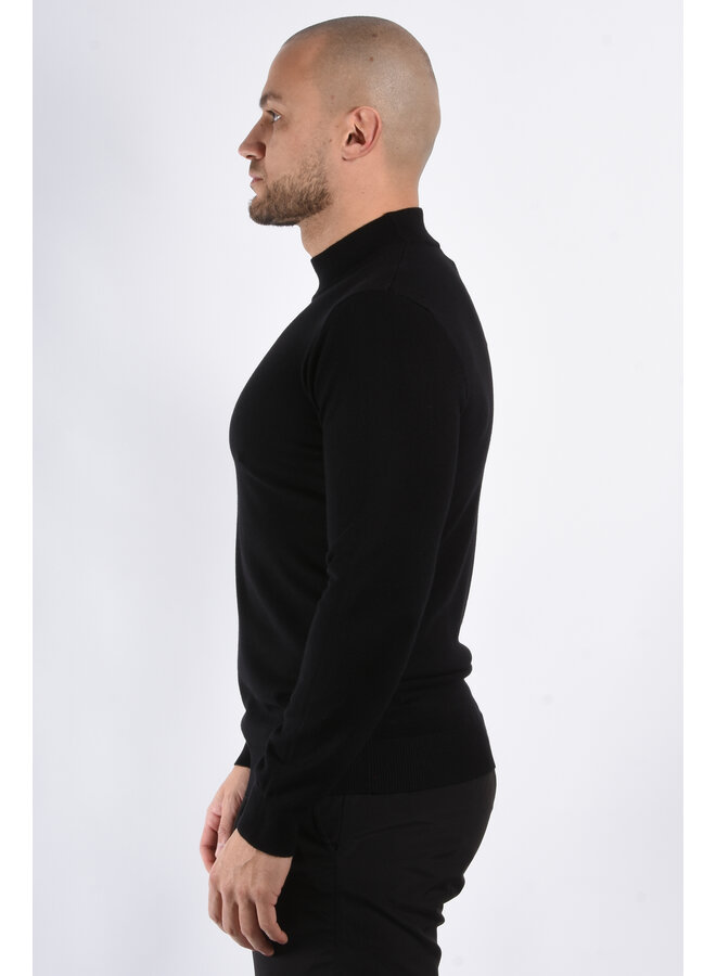 Knit Turtleneck Black