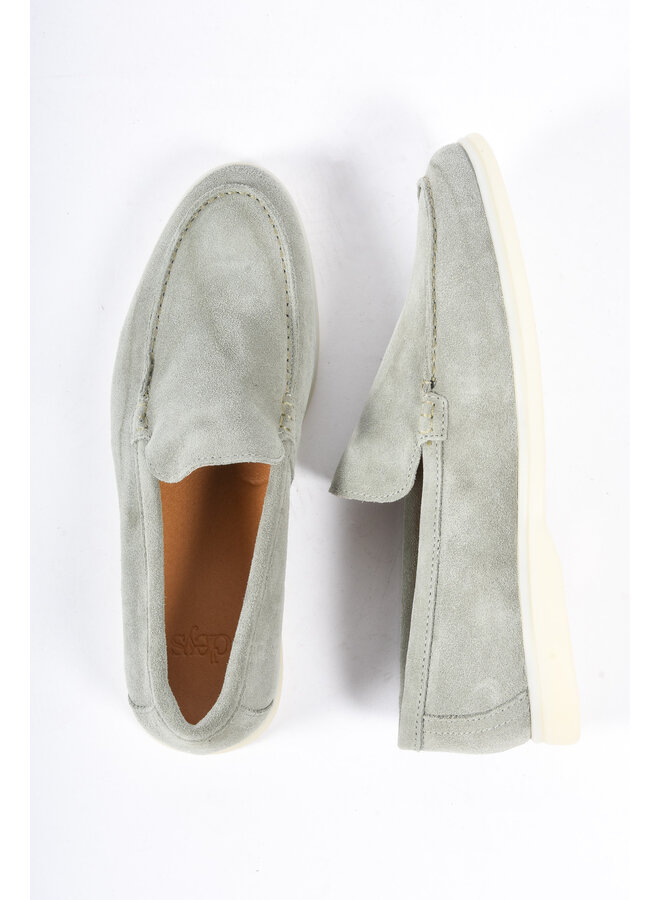 Premium Suède loafers “Santino 2.0” Pistachio Green