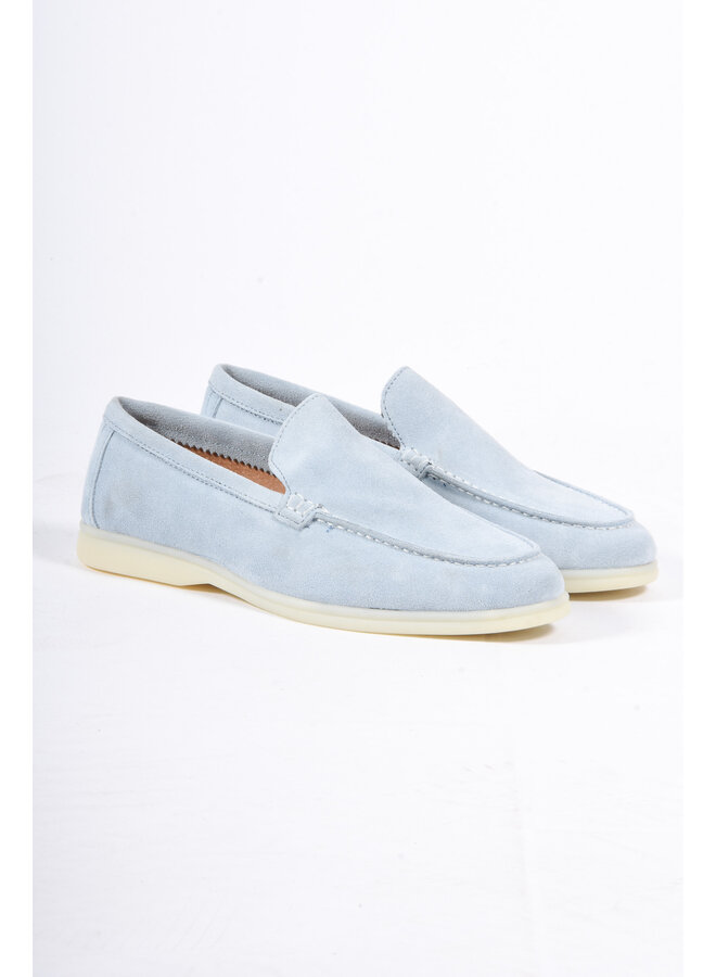 Premium Suède loafers “Santino 2.0” Baby Blue