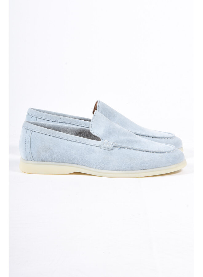 Premium Suède loafers “Santino 2.0” Baby Blue