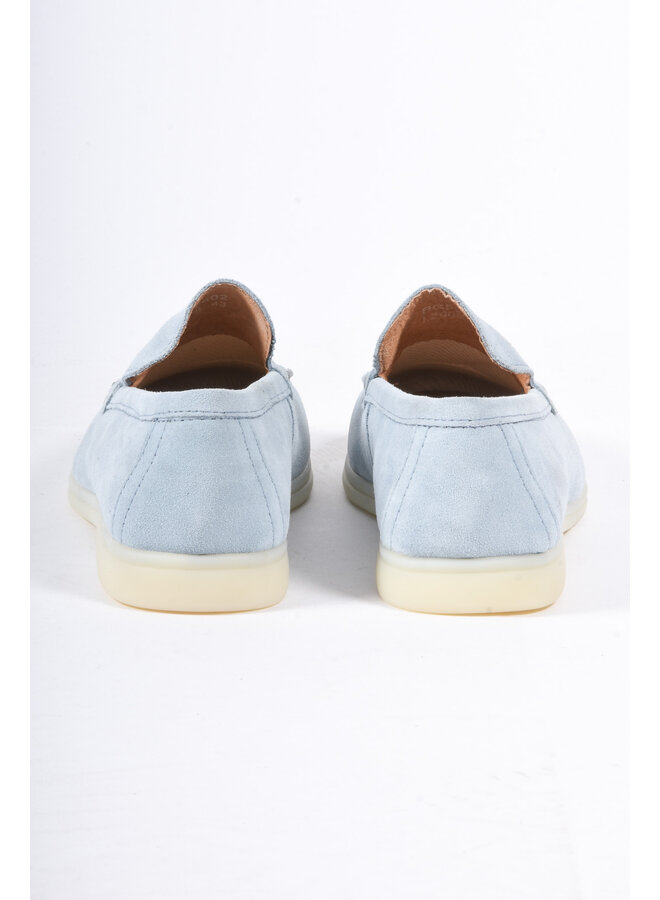 Premium Suède loafers “Santino 2.0” Baby Blue