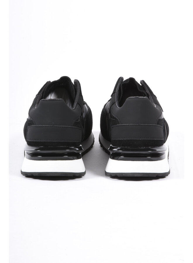 Premium Suède / Leather Sneakers “ Dario “ Black