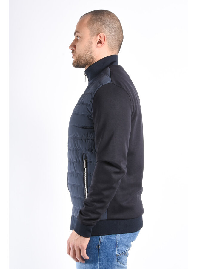 Hybrid Down Jacket “ Zavino” Navy Blue