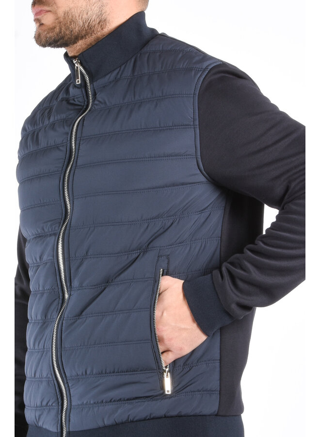 Hybrid Down Jacket “ Zavino” Navy Blue
