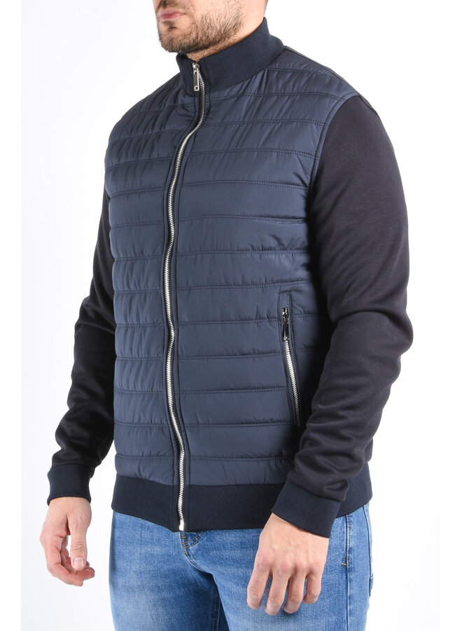 Hybrid Down Jacket “ Zavino” Navy Blue