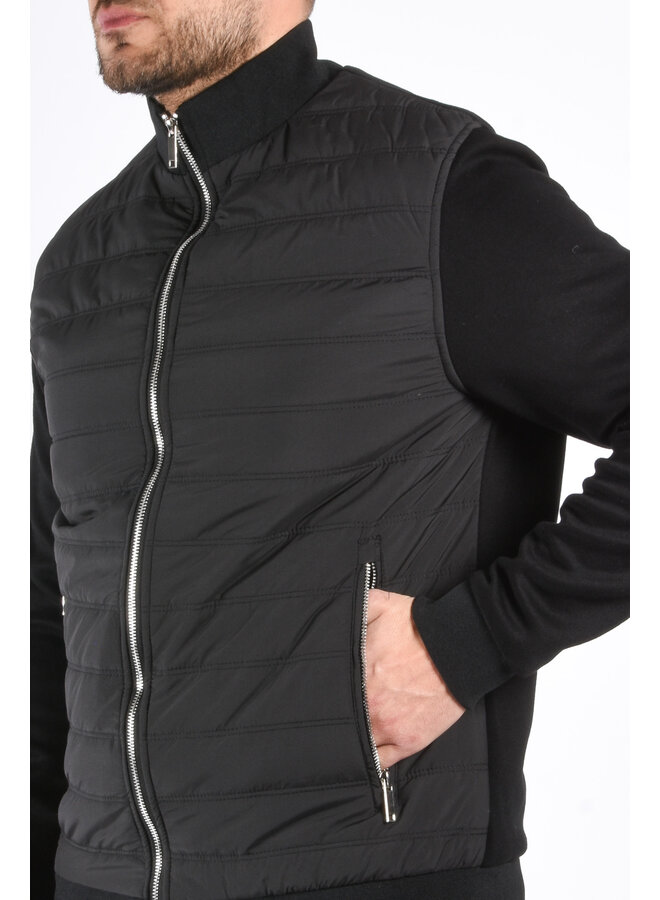 Hybrid Down Jacket “ Zavino” Black