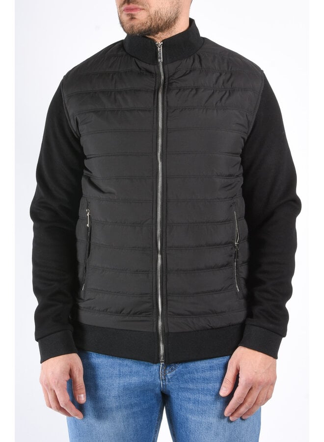 Hybrid Down Jacket “ Zavino” Black