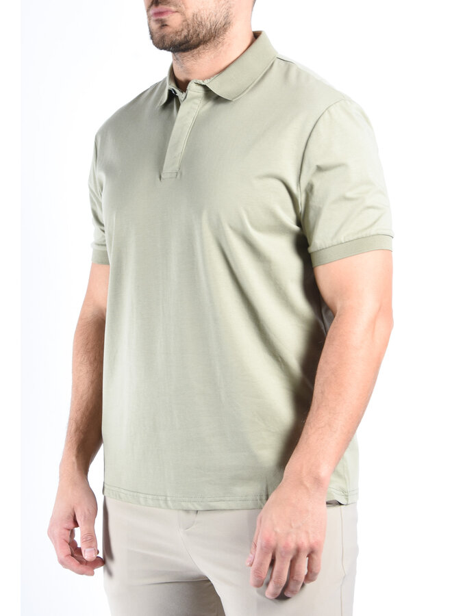 Premium Mercerised Polo “Sandro” Pistachio Green