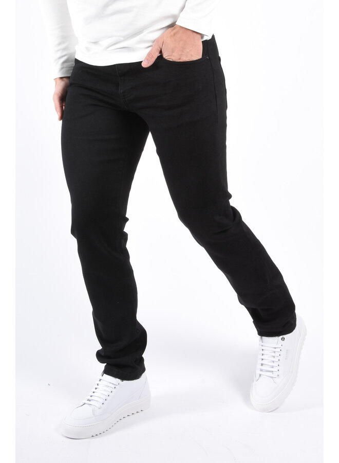 Regular Fit Stretch Jeans “Aras” Black