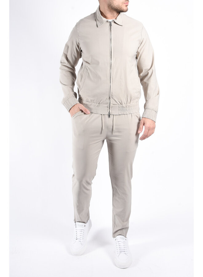 Premium Tech Suit “Milan” Light Grey