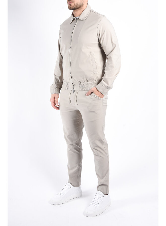 Premium Tech Suit “Milan” Light Grey