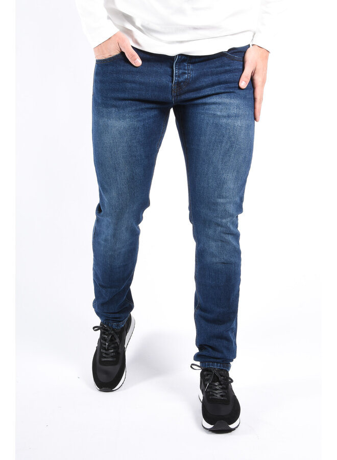 Slim Fit Stretch Jeans “Vanzo” Dark Blue