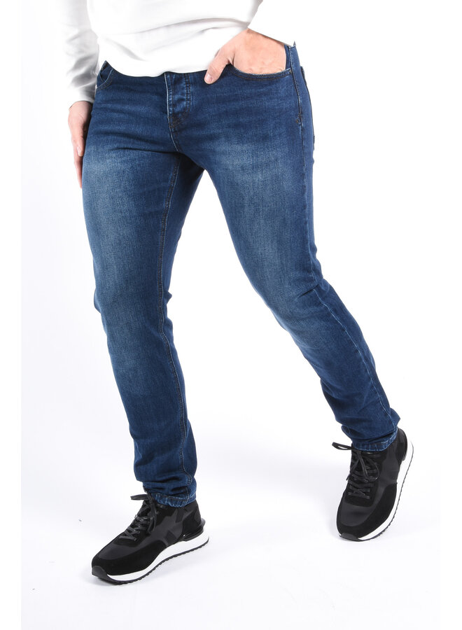 Slim Fit Stretch Jeans “Vanzo” Dark Blue