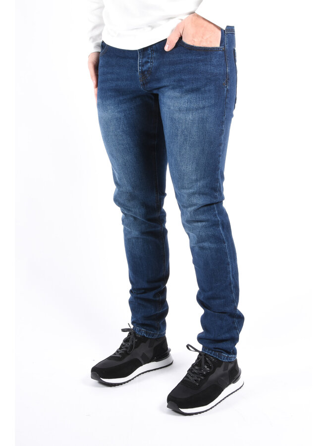 Slim Fit Stretch Jeans “Vanzo” Dark Blue