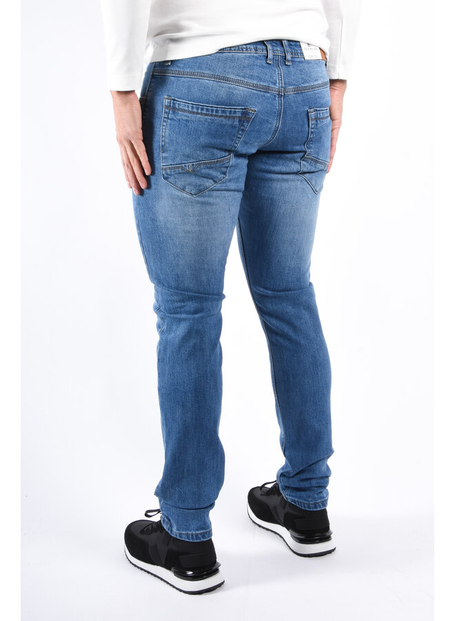 Slim Fit Stretch Jeans “Vanzo” Light Blue