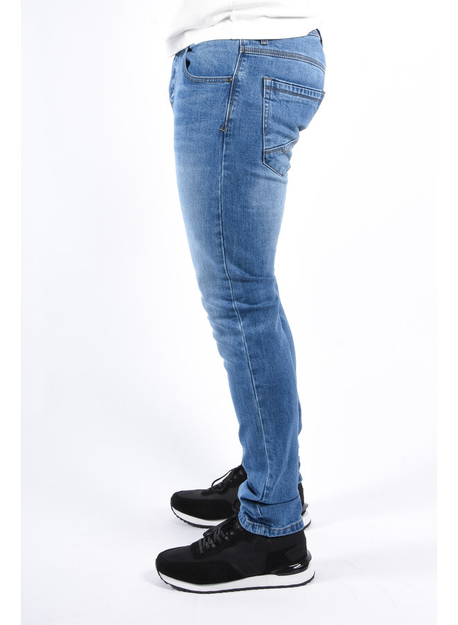 Slim Fit Stretch Jeans “Vanzo” Light Blue