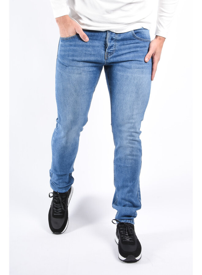 Slim Fit Stretch Jeans “Vanzo” Light Blue