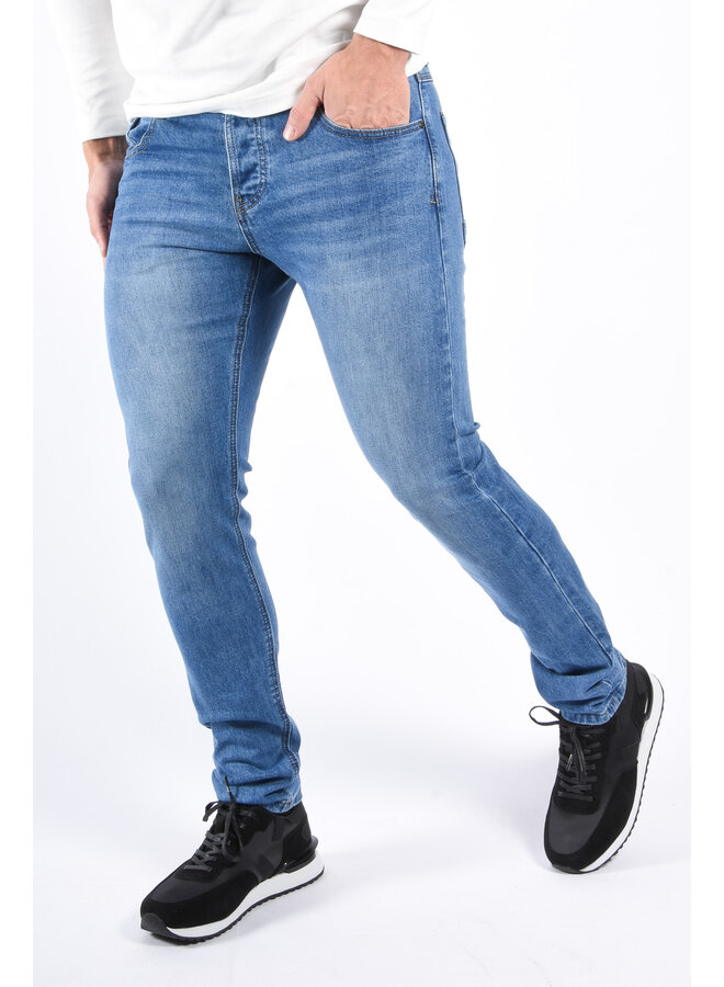 Slim Fit Stretch Jeans “Vanzo” Light Blue