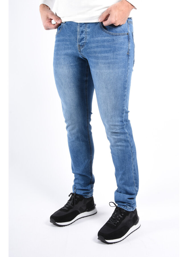 Slim Fit Stretch Jeans “Vanzo” Light Blue