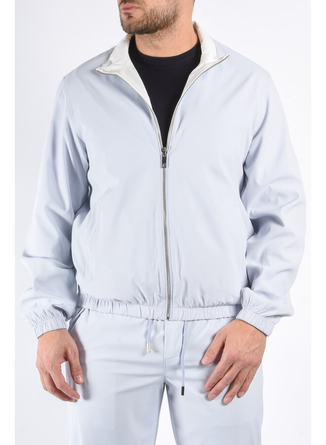 Premium Reversible Jacket "Vazio" Light Blue / White