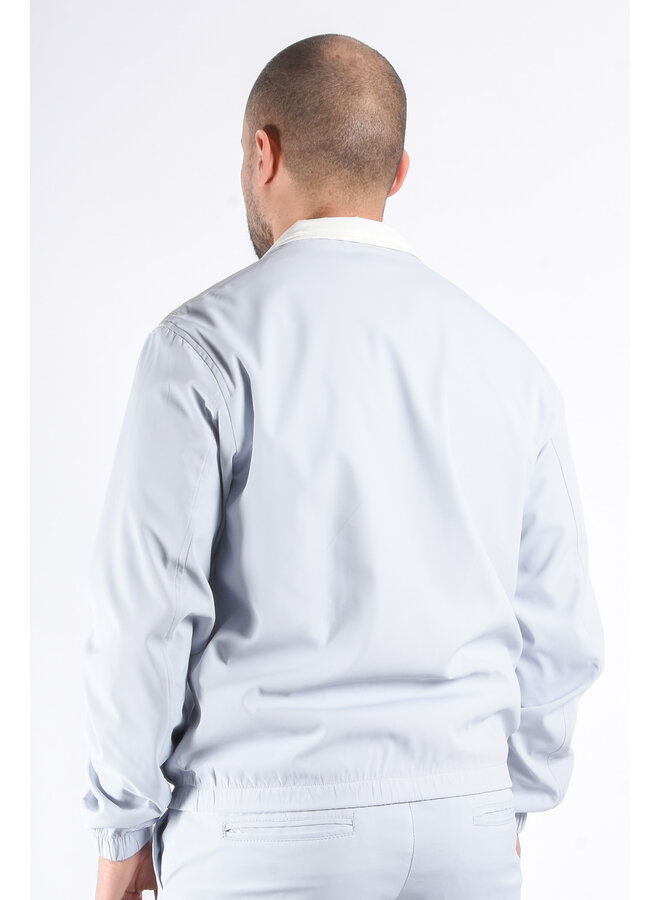 Premium Reversible Jacket "Vazio" Light Blue / White