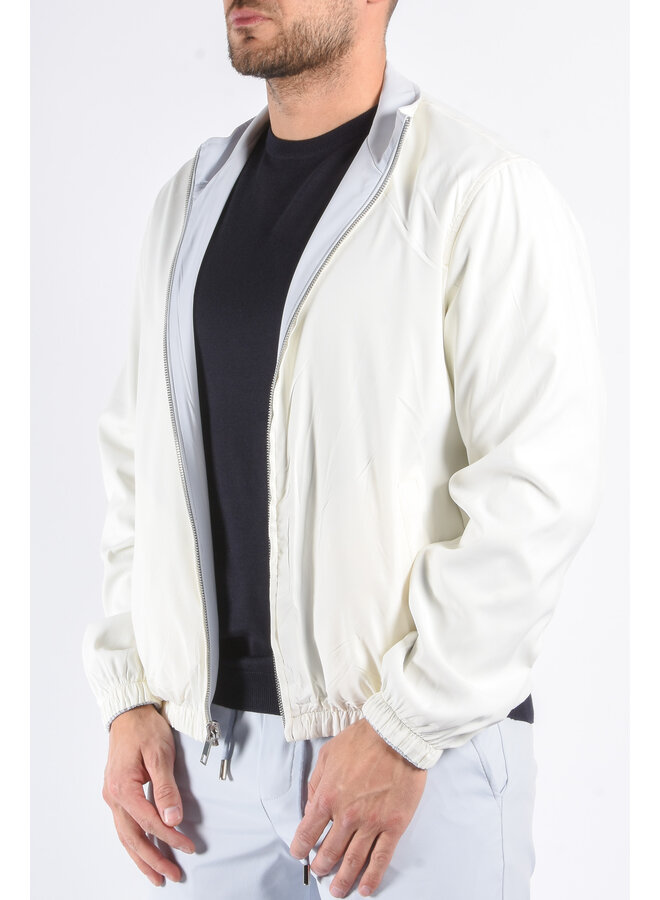 Premium Reversible Jacket "Vazio" Light Blue / White