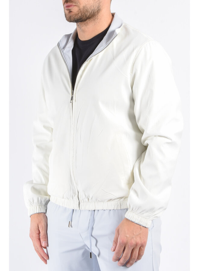 Premium Reversible Jacket "Vazio" Light Blue / White