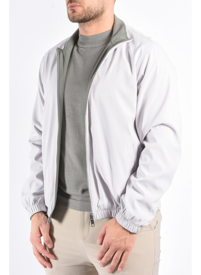 Premium Reversible Jacket "Vazio" Greenish / Light Greige
