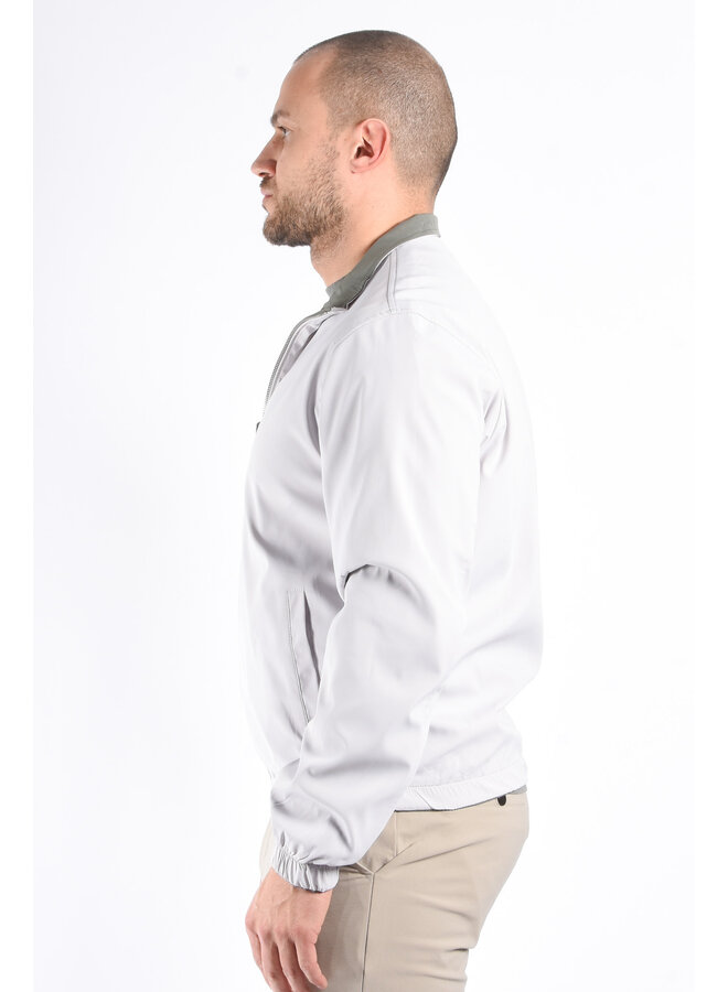 Premium Reversible Jacket "Vazio" Greenish / Light Greige