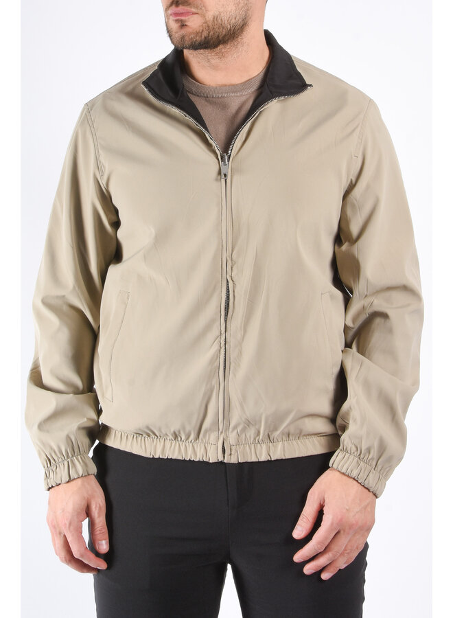 Premium Reversible Jacket "Vazio" Black / Beige