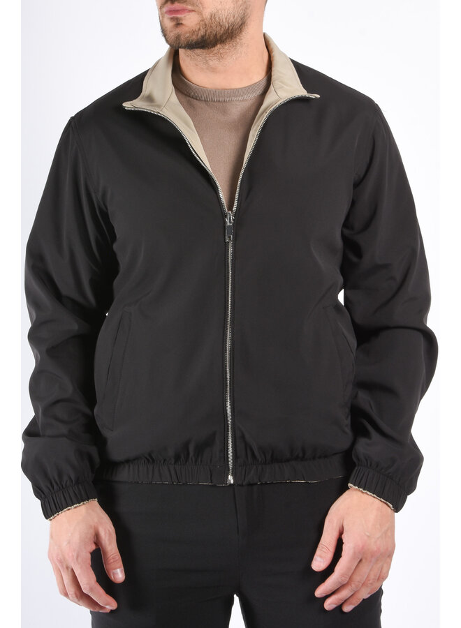 Premium Reversible Jacket "Vazio" Black / Beige