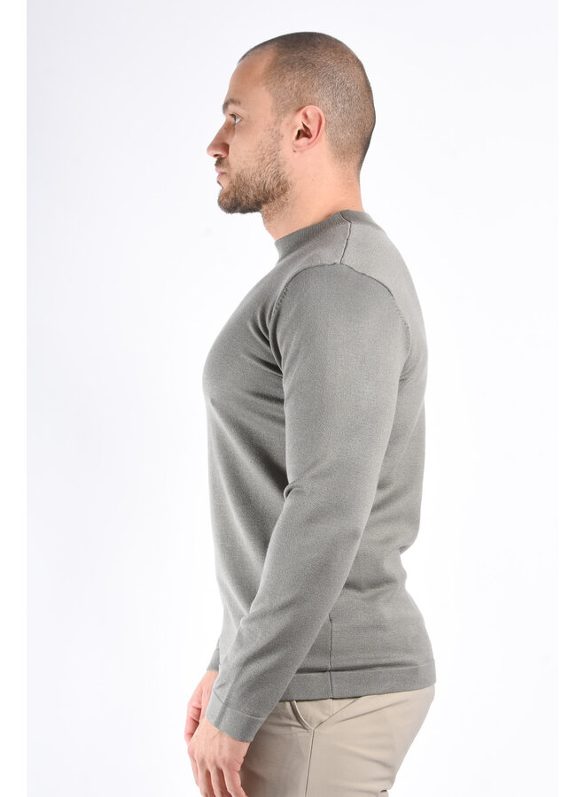 Fine Knit Sweater “Valerio” Pistachio Green