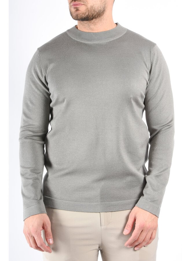 Fine Knit Sweater “Valerio” Pistachio Green