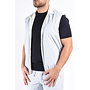 0226 Premium Reversible Bodywarmer "Varallo" Light Blue / White
