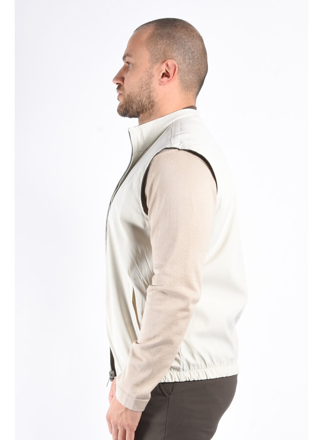 0226 Premium Reversible Bodywarmer "Varallo” Brown / Light Beige